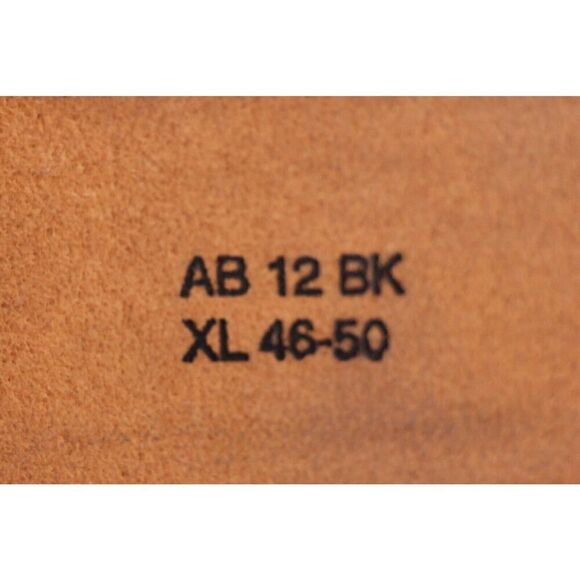 Red Kap BLACK GENUINE LEATHER 1 1/2"Wd CASUAL DRESS MEN'S BELT Sz XL/46-50 (F80 - Picture 7 of 10